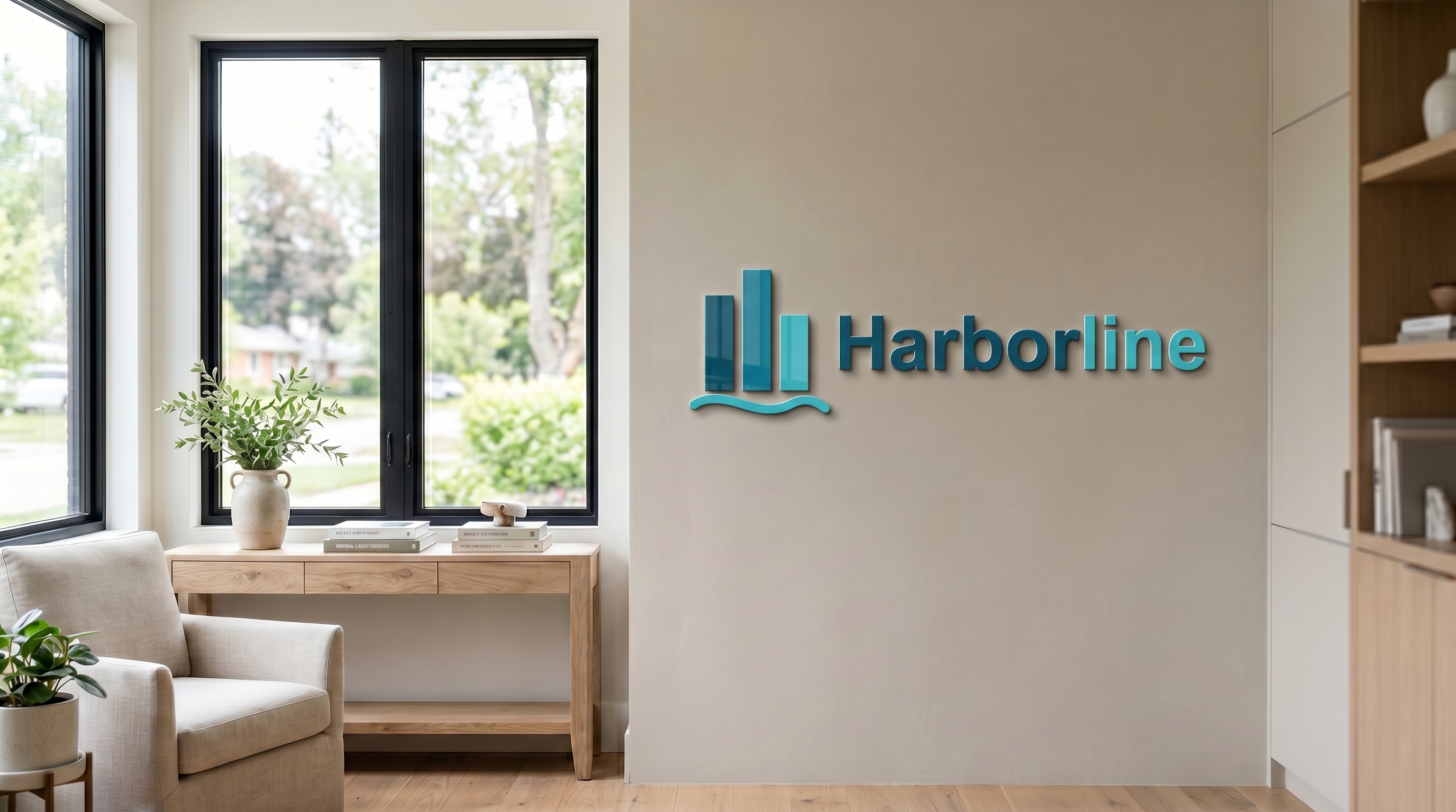 Real-Estate Listing Look with your logo rendered as signage